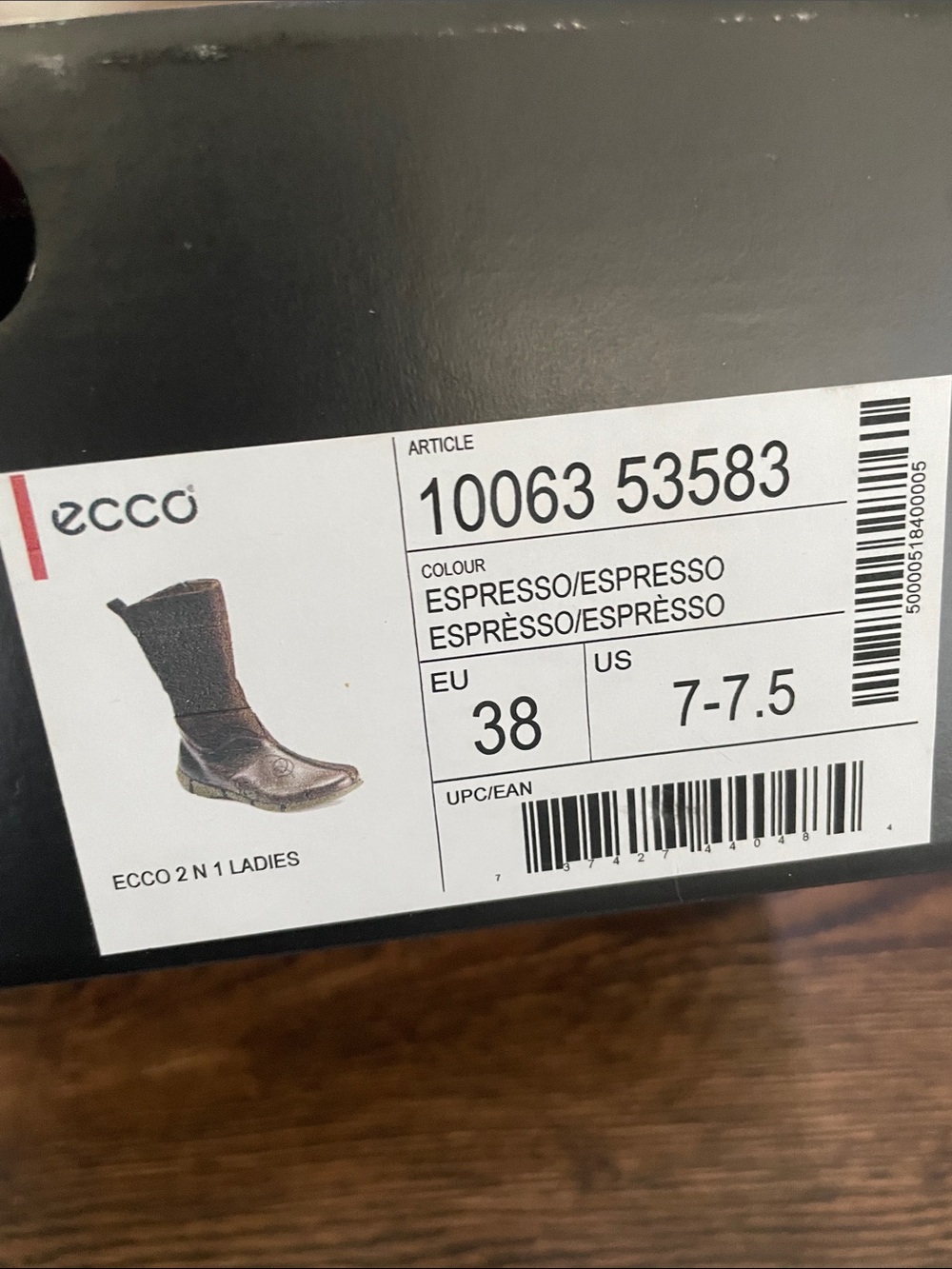 ECCO Espresso mid Women's Boots